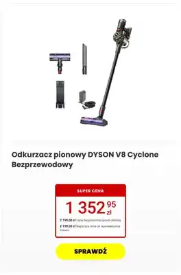 Odkurzacz pionowy Dyson V8 Cyclone Bezprzewodowy