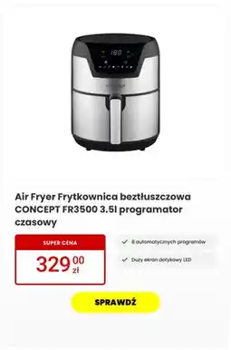 Media Expert Frytkownica beztłuszczowa Concept FR3500 oferta