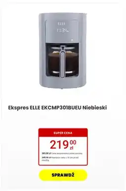 Media Expert Ekspres przelewowy ELLE EKCMP301BUEU Niebieski oferta
