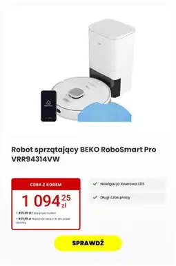 Media Expert Robot sprzątający Beko RoboSmart Pro VRR94314VW oferta