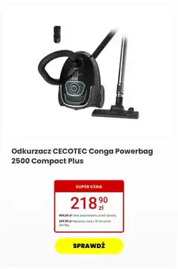Media Expert Odkurzacz CECOTEC Conga Powerbag 2500 Compact Plus oferta