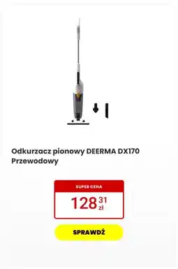 Media Expert Odkurzacz pionowy DEERMA DX170 Przewodowy oferta
