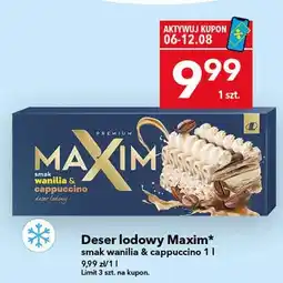 Lewiatan Deser lodowy Maxim smak wanilia & cappuccino oferta