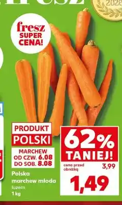 Kaufland Marchew młoda luzem oferta
