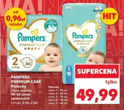Kaufland Pieluchy Pampers Premium Care rozmiar 1 oferta
