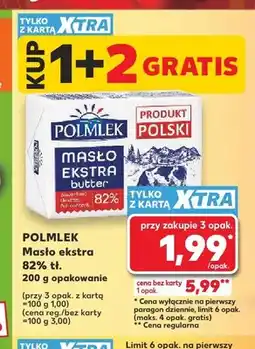 Kaufland Masło ekstra 82% tł. Polmlek oferta