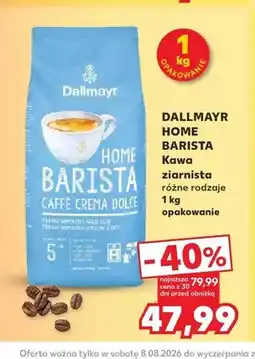 Kaufland Kawa ziarnista Dallmayr Home Barista Caffè Crema Dolce oferta