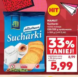 Kaufland Sucharki delikatesowe extra Mamut oferta