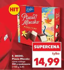 Kaufland Ptasie Mleczko waniliowe E. Wedel oferta