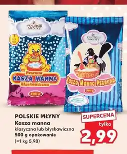 Kaufland Kasza manna klasyczna Polskie Młyny oferta