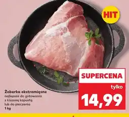 Kaufland Żeberka ekstramięsne wieprzowe oferta
