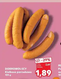 Kaufland Kiełbasa parówkowa Dobrowolscy oferta