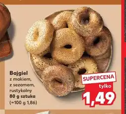 Kaufland Bajgiel z makiem oferta