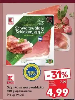 Kaufland Szynka szwarclandzka K-Classic oferta