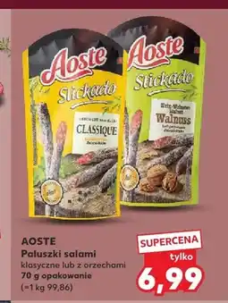 Kaufland Paluszki salami klasyczne Aoste oferta