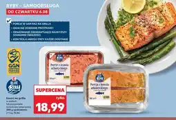 Kaufland Łosoś na grilla w przyprawie czosnkowo-pieprzowej Blue Bay oferta