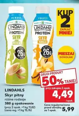 Kaufland Skyr pitny Lindahls Protein o smaku pistacjowym oferta