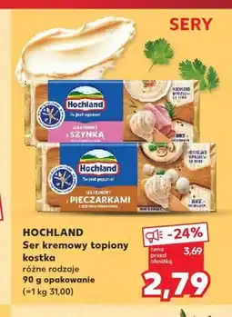 Kaufland Ser kremowy topiony kostka Hochland oferta