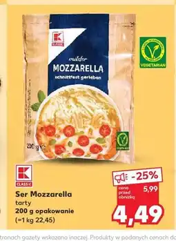 Kaufland Ser Mozzarella tarty K-Classic oferta