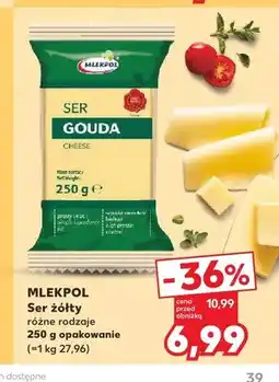 Kaufland Ser żółty Mlekpol oferta