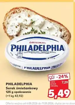 Kaufland Serek śmietankowy Philadelphia oferta