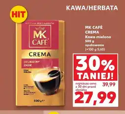 Kaufland Kawa mielona MK Café Crema oferta