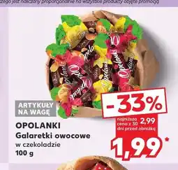 Kaufland Galaretki owocowe w czekoladzie Opolanki oferta