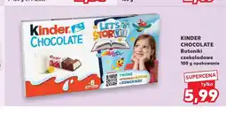 Kaufland Batoniki czekoladowe Kinder Chocolate oferta