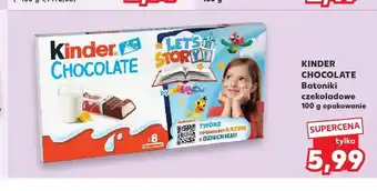 Kaufland Batoniki czekoladowe Kinder Chocolate oferta