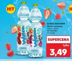 Kaufland Woda smakowa Kubuś Waterrr o smaku malinowym oferta