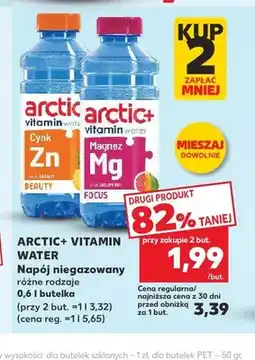 Kaufland Napój niegazowany Arctic+ Vitamin Water Cynk o smaku ananasa oferta