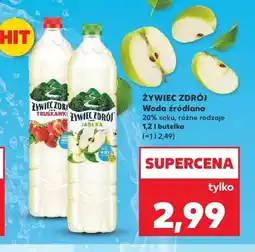 Kaufland Woda źródlana z sokiem Żywiec Zdrój o smaku truskawkowym oferta