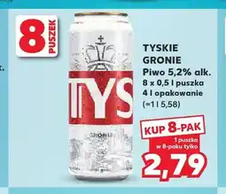 Kaufland Piwo Tyskie Gronie 8-pak oferta