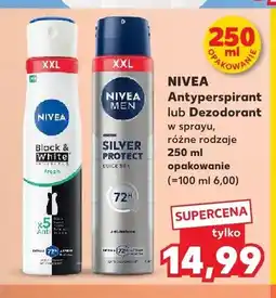 Kaufland Antyperspirant Nivea Black & White Invisible Fresh oferta