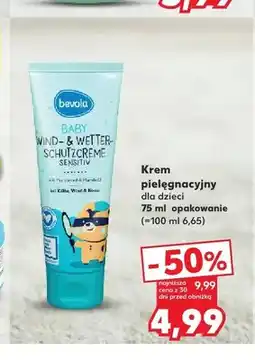 Kaufland Krem pielęgnacyjny dla dzieci Bevola Baby Wind- & Wetter- Schutzcreme Sensitiv oferta