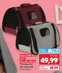 Kaufland Transporter dla zwierząt Zoofari oferta
