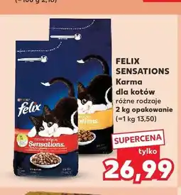 Kaufland Karma dla kotów Felix Sensations różne rodzaje oferta