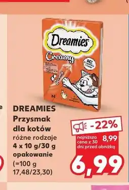 Kaufland Przysmak dla kotów Dreamies różne rodzaje oferta