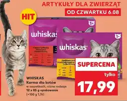Kaufland Karma dla kotów Whiskas w saszetkach różne rodzaje oferta