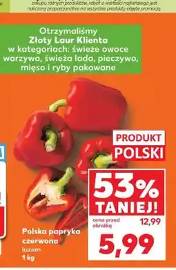 Kaufland Polska papryka czerwona luzem oferta