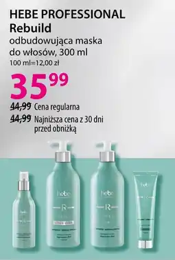 Hebe HEBE PROFESSIONAL Rebuild odbudowująca maska do włosów oferta
