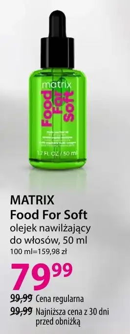 MATRIX Food For Soft olejek nawilżający do włosów