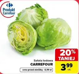 Carrefour Sałata lodowa CARREFOUR oferta