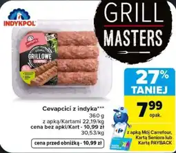 Carrefour Cevapcici z indyka oferta