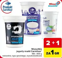 Carrefour Jogurt naturalny typ grecki oferta