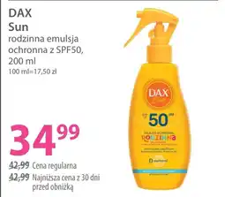 Hebe DAX Sun rodzinną emulsja ochronna z SPF50 oferta