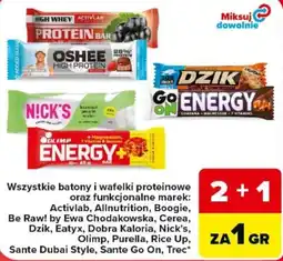 Carrefour Wszystkie batony i wafelki proteinowe oraz funkcjonalne oferta