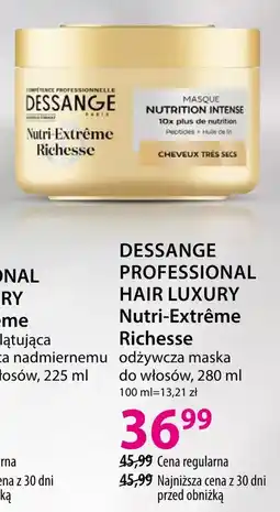 Hebe DESSANGE PROFESSIONAL HAIR LUXURY Nutri-Extrême Richesse odżywcza maska do włosów oferta