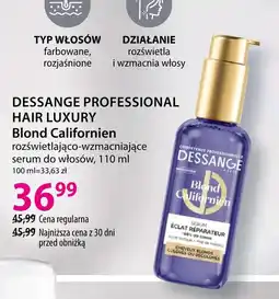 Hebe DESSANGE PROFESSIONAL HAIR LUXURY Blond Californien serum do włosów oferta