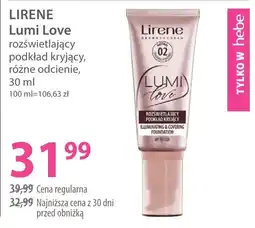 Hebe Lirene Lumi Love rozświetlający podkład kryjący oferta